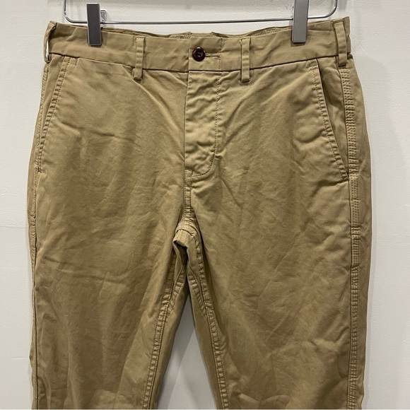 Alex Mill Khaki Cotton Classic Trouser Pants Size 28 - Picture 3 of 9